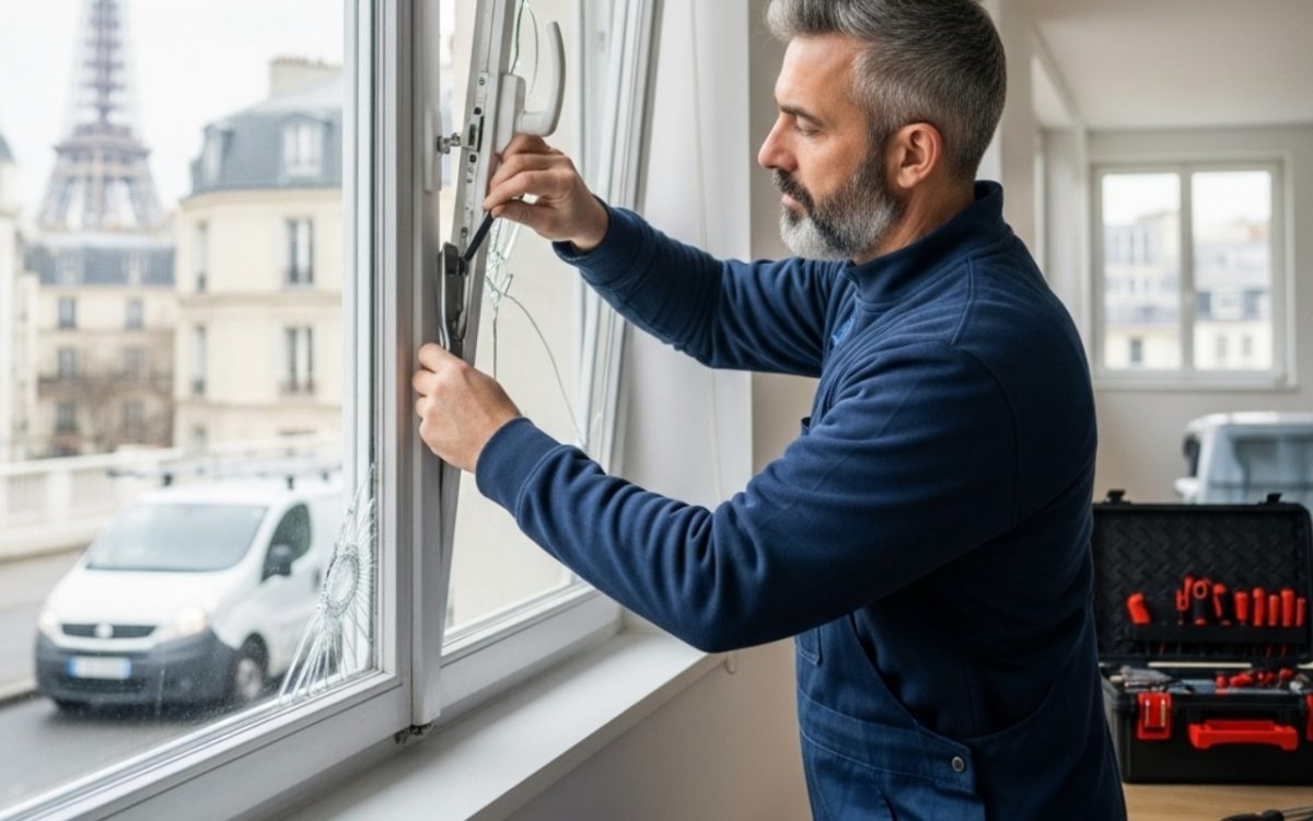 Réparation de Fenêtre Alu Cassée à Paris par un artisan local